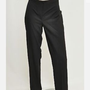 Tahari TERRY Stretch Poly Blend Straight Leg Pants Trousers